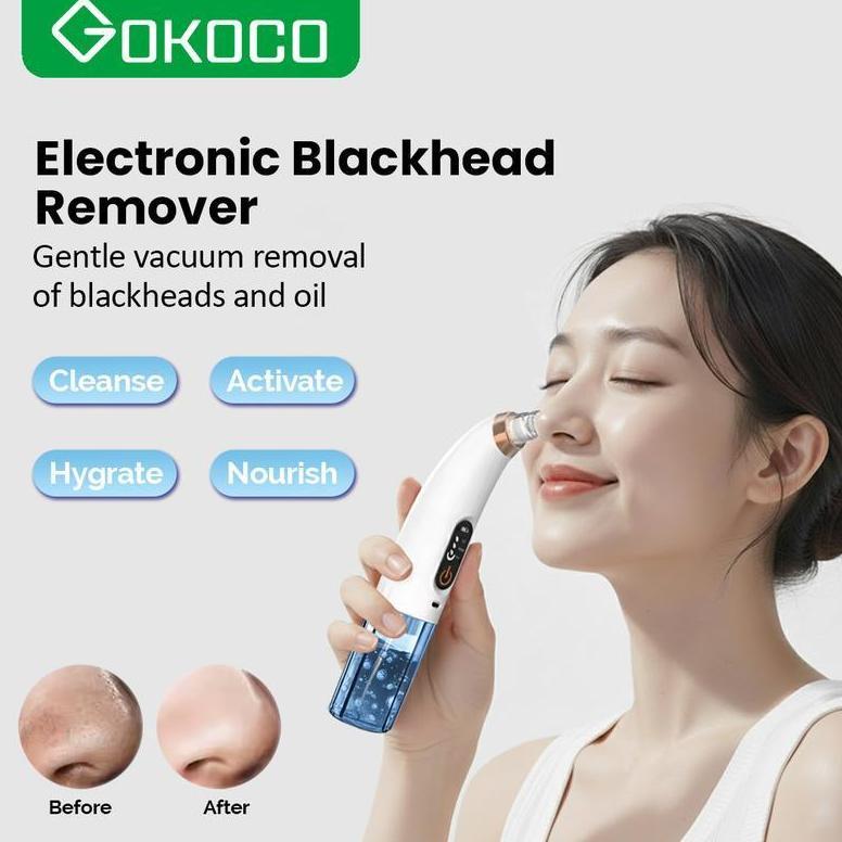 GOKOCO Electric Blackhead Remover Alat Pembersih Dan Kecantikan Wajah Alat Pembersih Pori-pori Alat 