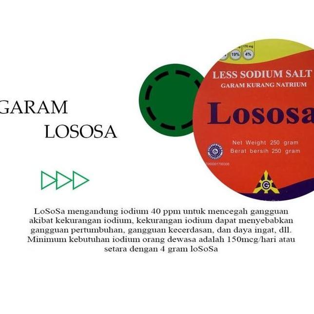Lososa Garam Rendah Natrium 500Gr - Garam Himalaya - Salt Pasti Ori
