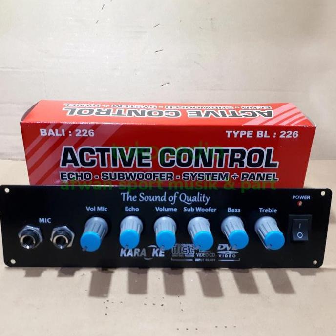 Modul Kit Speaker Aktif .Tone Control/ Mic /Subwoofer With Panel Premium