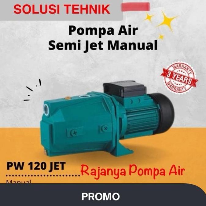 Mesin Pompa Air Wasser Pw120Jet Semijet Wasser Jet 100 Ready