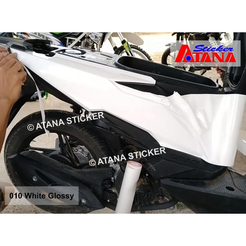 HEMAT Skotlet Putih Glossy Doff White 010 Susu Tulang Gloss Kilap Dop Metalik Cutting Stiker Anti Go