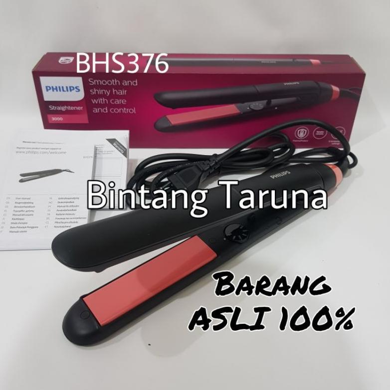 Philips hair straightener BHS376 Catokan Rambut BHS376/00 Pelurus Rambut Philips BHS376