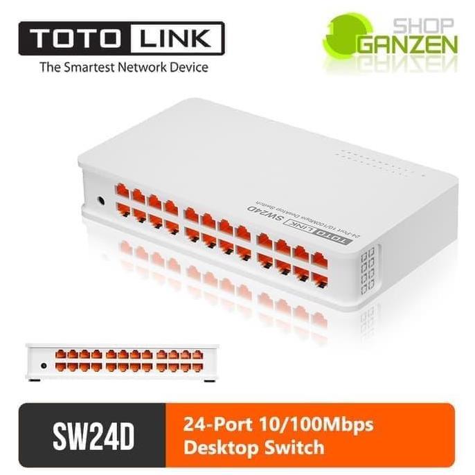 TOTOLINK SW24D - 24 Port 10/100Mbps Desktop Switch