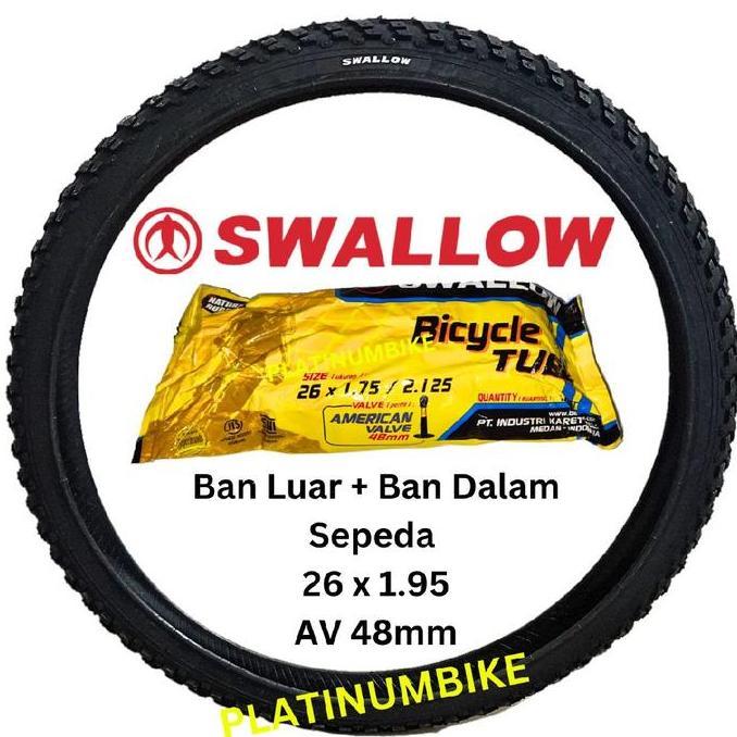 Promo PAKET Ban Luar + Ban Dalam 26 x 1.95 Sepeda MTB Federal Diskon