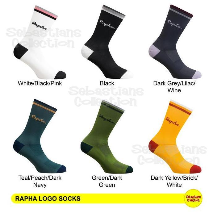Promo Rapha Logo Socks - Rapha Socks Original - Kaos Kaki Rapha Original Diskon