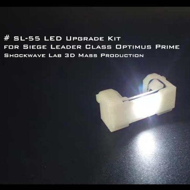 Shockwave Lab SL-55 LED Upgrade Kit For Siege Leader Optimus Prime