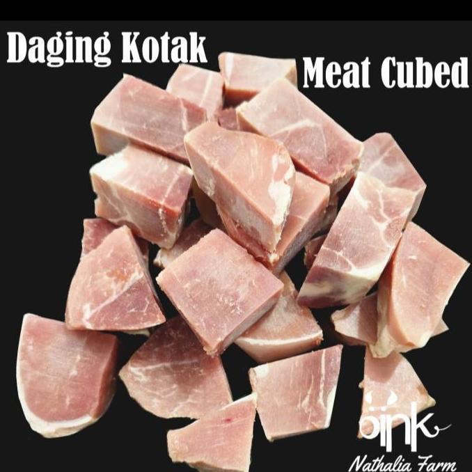 Daging Babi Kotak / Pork Cube - Babi Organik