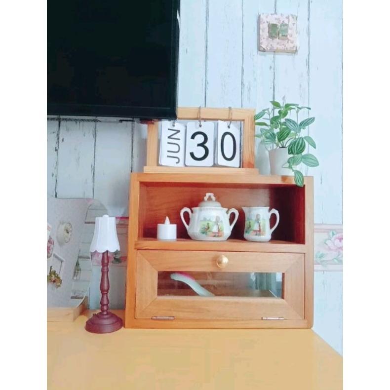 [BEST BUY] rak kecil minimalis kayu jati