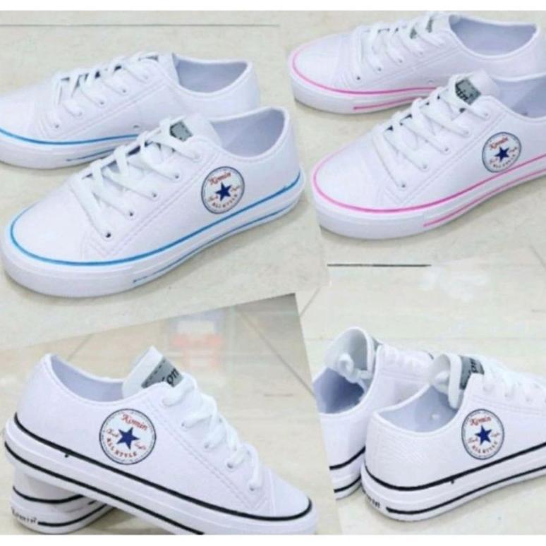 BEST SELLER SEPATU KARET PUTIH KOMIN, SEPATU KARET WANITA SNEAKERS ANTI AIR, SEPATU KARET CEWEK ANTI