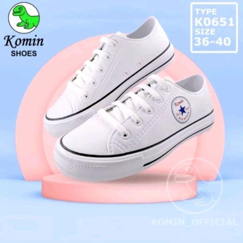 FREE ONGKIR SEPATU KARET PUTIH KOMIN, SEPATU KARET WANITA SNEAKERS ANTI AIR, SEPATU KARET CEWEK ANTI
