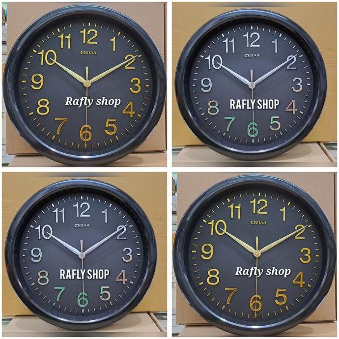 VIRALL JAM DINDING POLOS HITAM OSTAR 6522 ''