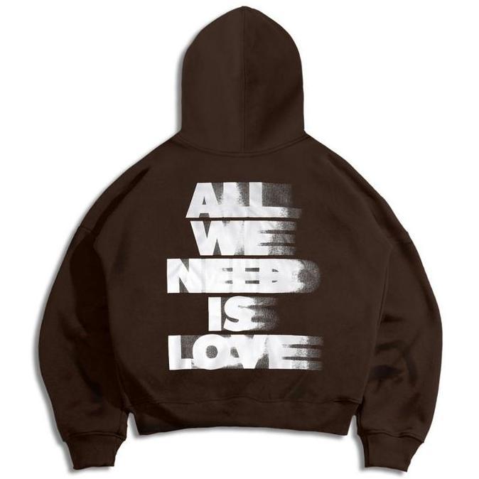 Hoodie Boxy oversize Fillingstreet - Doom Brown