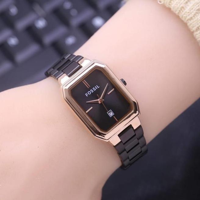 Jam Tangan Wanita Fossil Kotak Rantai