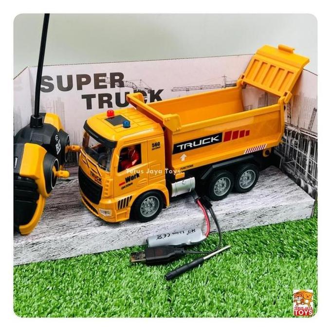 BARU Mainan mobil remot truk sampah Dump Truck RC PEM