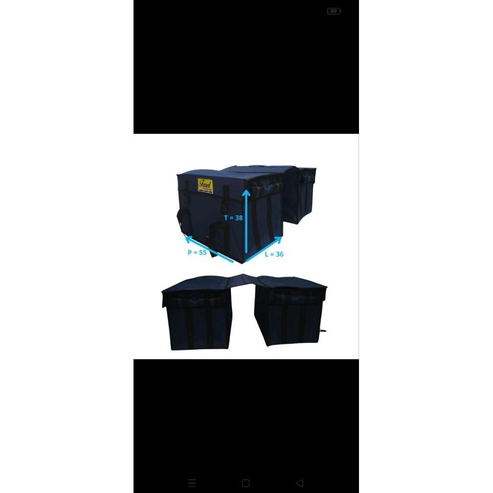 READY STOCK Tas Kurir Motor Farel Anti Air Kapasitas Besar