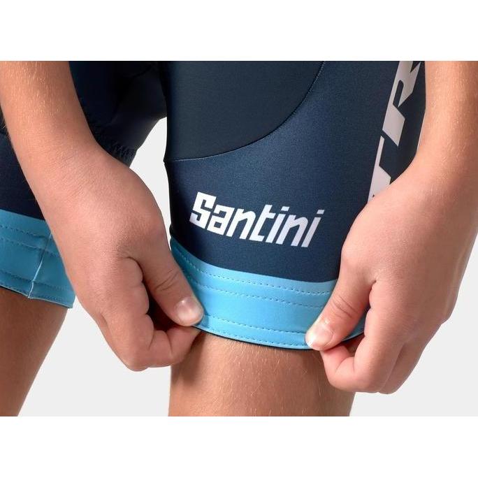 Promo Santini Kid Cycling Bibshorts Team Trek Segafredo / TFR XC Trek Factory Racing Bibshort - Cela