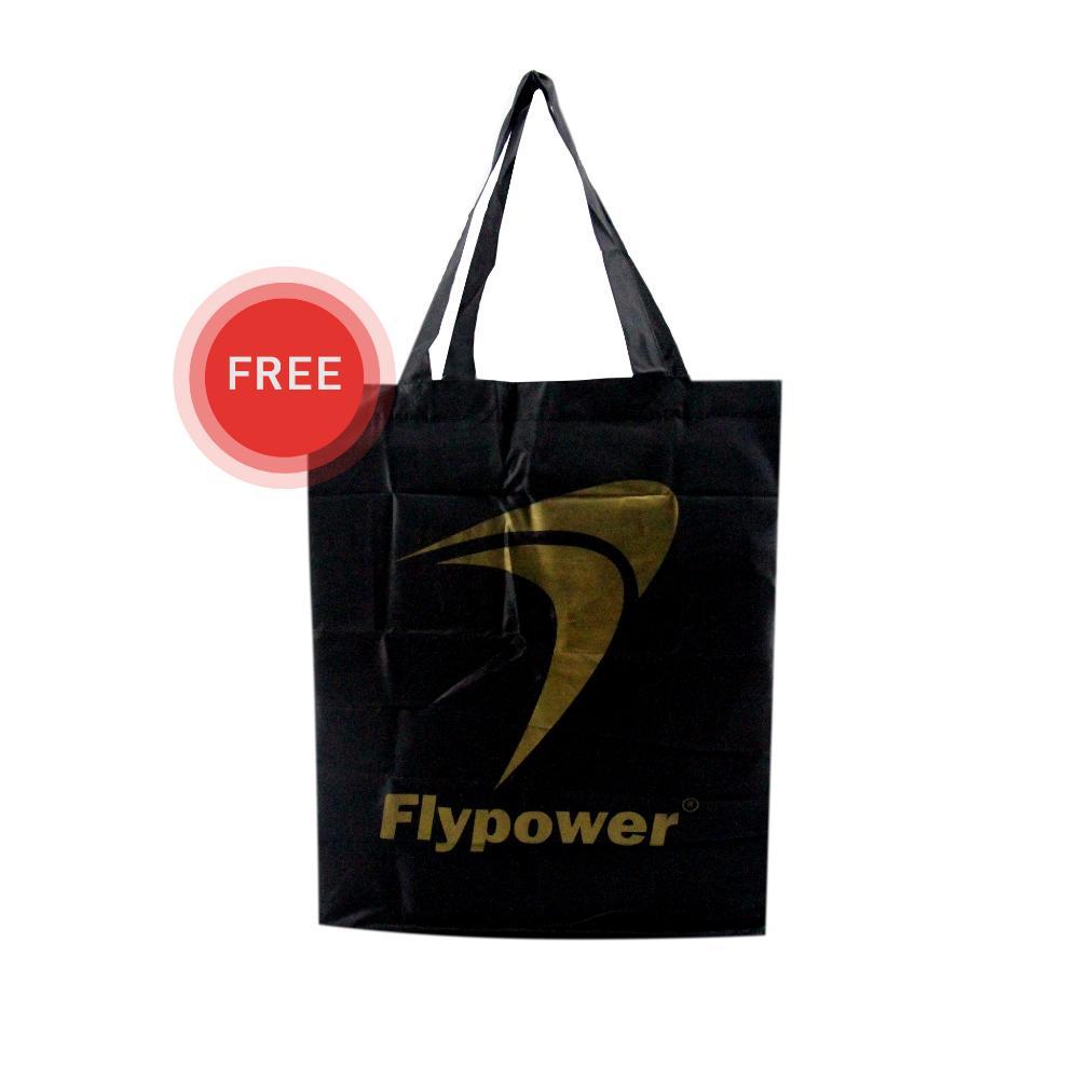 BESTPROMO Flypower Rio Gold V1 Sepatu Badminton White Lite Grey Tontowi Ahmad Series Free Shoes Bags