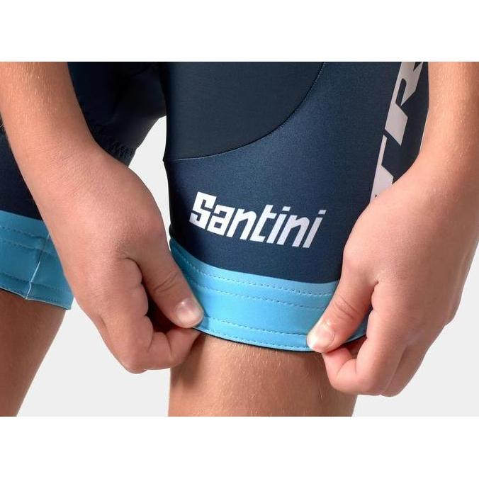 Promo Santini Kid Cycling Bibshorts Team Trek Segafredo / TFR XC Trek Factory Racing Bibshort - Cela