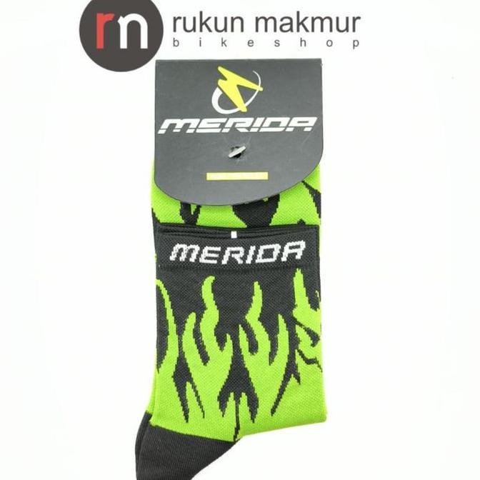 Promo Merida Socks Original Team Merida Size M Medium Sock Kaos Kaki Sepeda Balap Roadbike / Gunung 