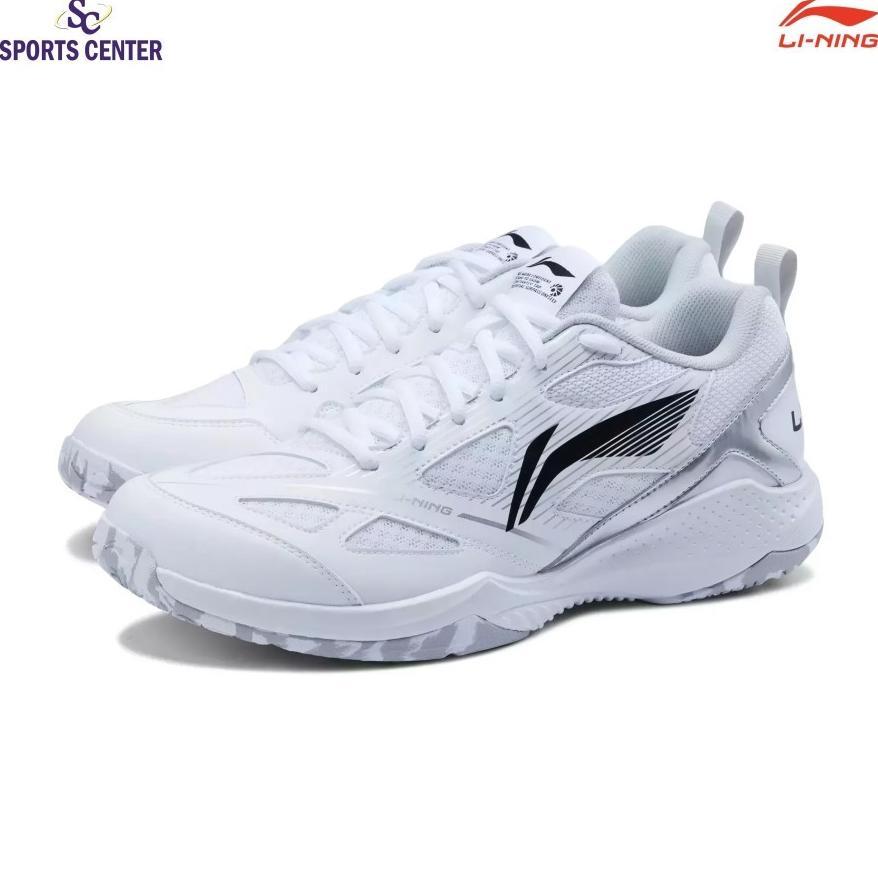 NEW PROMO New Sepatu Badminton Lining Blast JF-01 / JF Lite AYTU025-1 White Black