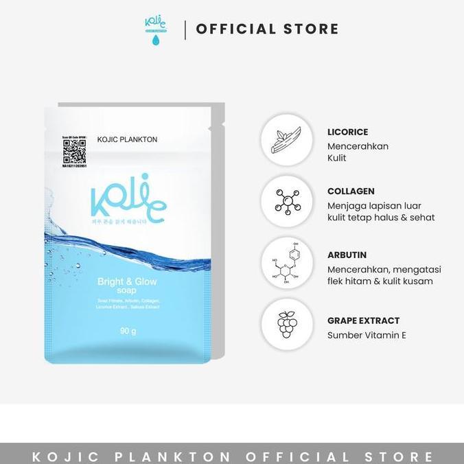 Langsung- [Bundling Booster] Kojic Plankton Unicorn Scrub 150Gr Mini + Bright & Glow Soap 90Gr
