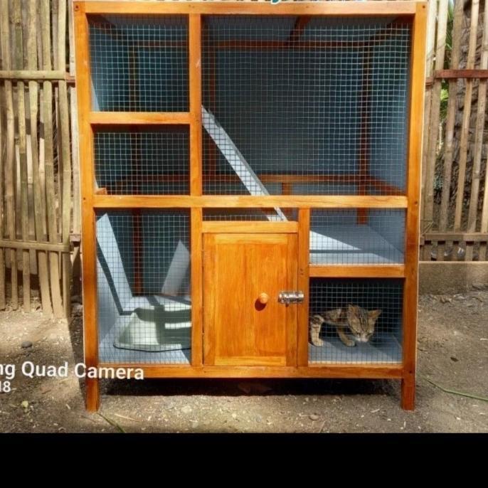 READYY Jual Kandang kucing kayu minimalis mewah