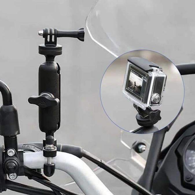 Breket Gopro Action Cam Holder Kamera Motor Camera 360 Motowolf Spion / Breket GoPro Action Cam Hold