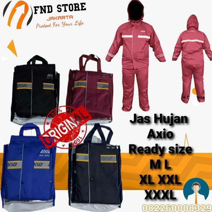 Promo Jas Hujan Axio Original 100%