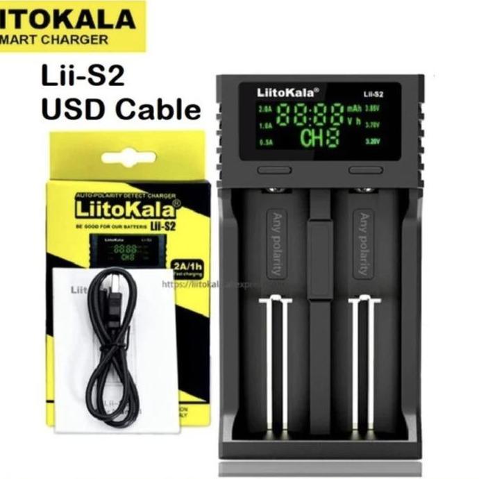 Charger LiitoKala Lii-S2 Smart Charger Nimh/Nicd