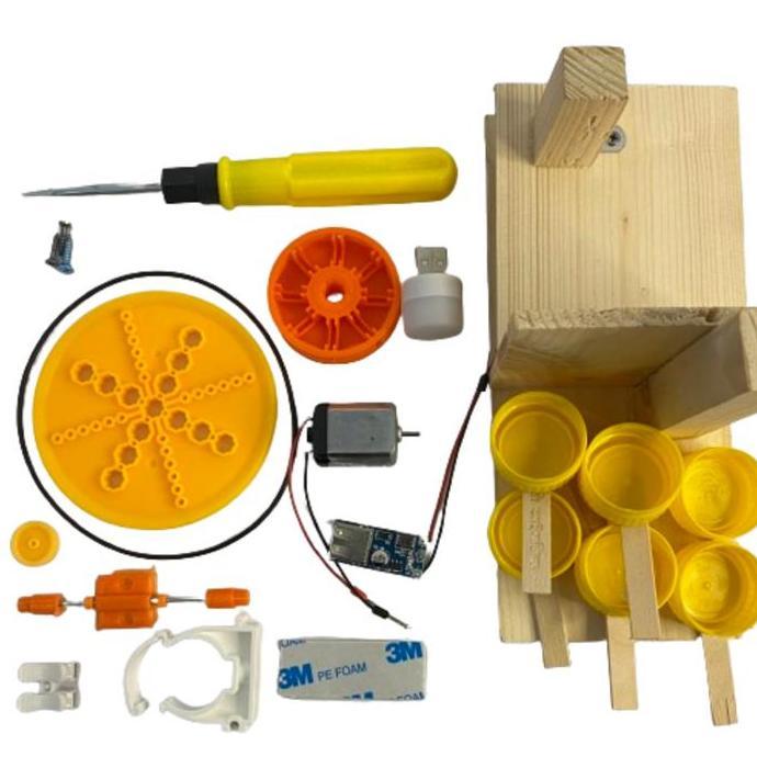 Playing- Kit Edukasi Plta Mini Kincir Air Water Turbine Generator