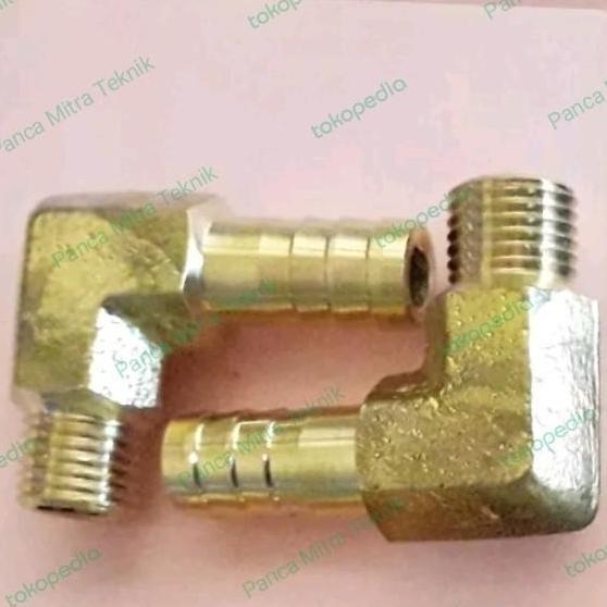NEPEL SELANG L DRAT LUAR 1/2" SELANG 1/2" INCH