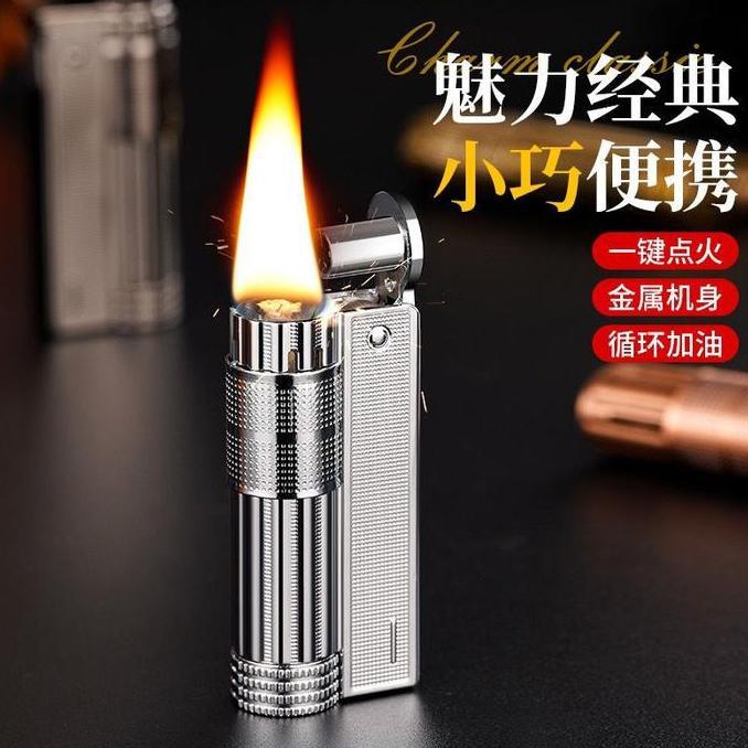 Ready Korek Api Vintage Model Imco 530 Jadul Isi Ulang Minyak Windproof Oil Lighter