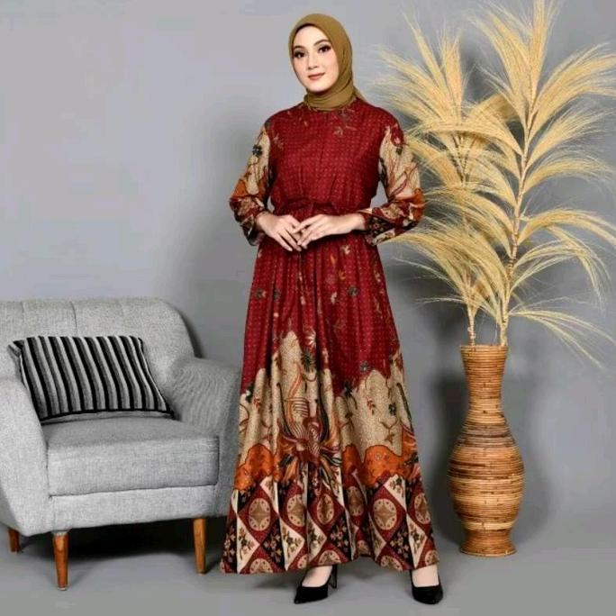 Unik Gamis Batik Abaya Syari / Motif Batik Terbaru Muslim Wanita