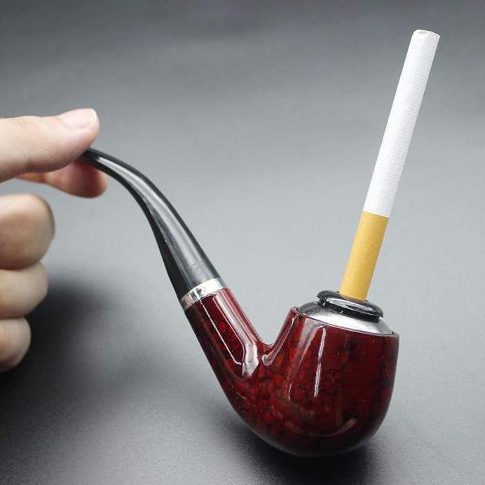Ready Pipa Cangklong 2 in 1 Multifungsi Pipa Filter Penyaring RK 808 Merah Plus Konektor Kecil Murah