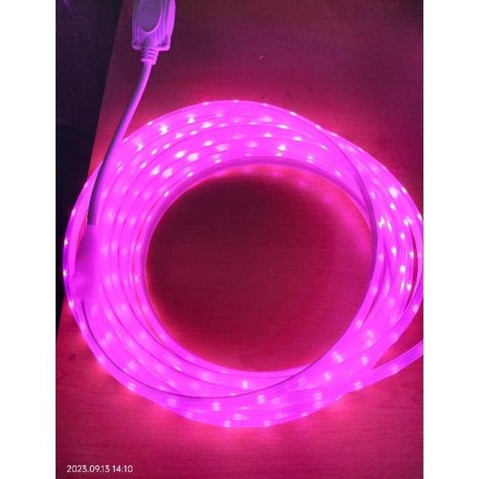 Lansungkirim- Lampu Led Strip Selang 5050 120Mata Led  Ac 220V Permeteran Outoor Dan Indoor 6M-10M M