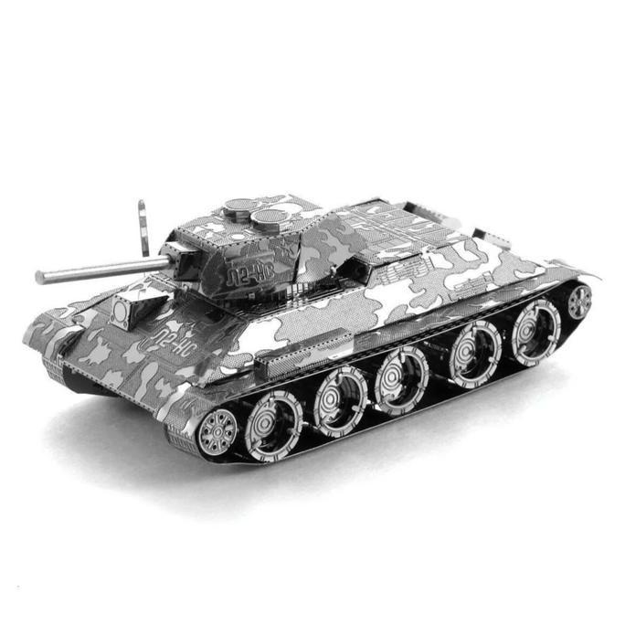 Playing- Nano 3D Metal Puzzle T34 Tank - Miniatur Tank Mb-065