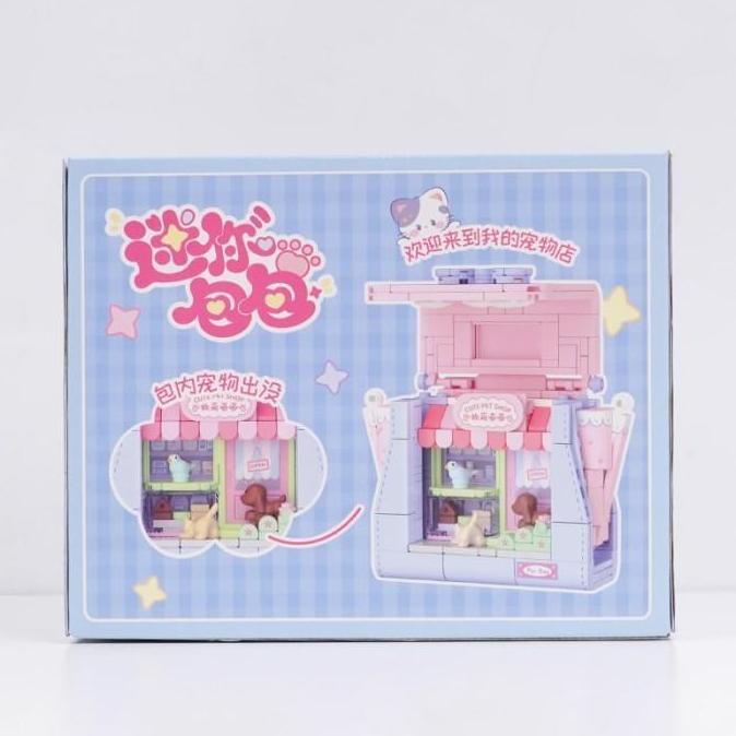 OhSome  Wekki Building Block Mainan Rakit Brick Blok Susun 3D DIY Cute Disney Bag Series / Balok Sus