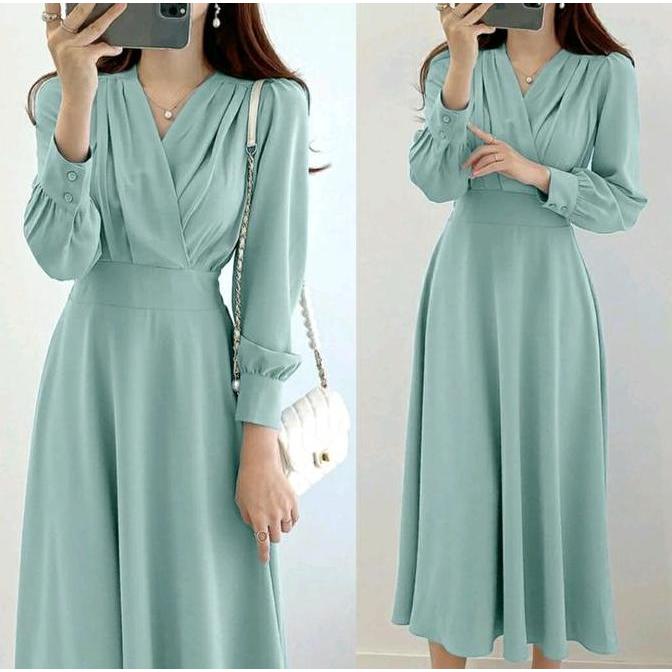 DB103 >> Longdress Wanita Modern / Longdress Glamola / Gaun Wanita Dewasa / Dress Pesta Terbaru / Dr