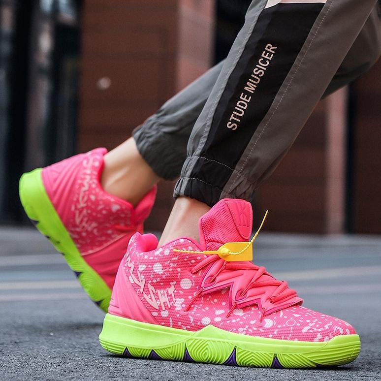 CUCI GUDANG SEPATU BASKET KYRIE 5 Spongebob  Patrick Star basketball shoes 4 colors NBA irving 5 bas