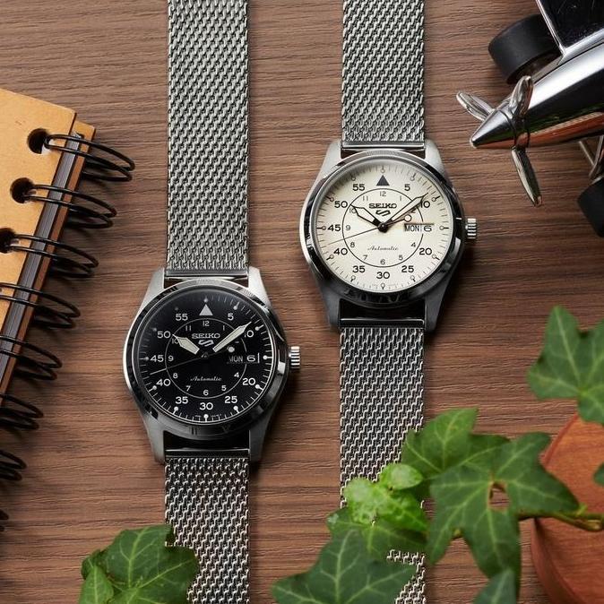 Ready Jam Tangan Pria Seiko 5 Sports SRPH23K1 Automatic Black Dial Stainless Steel SRPH23