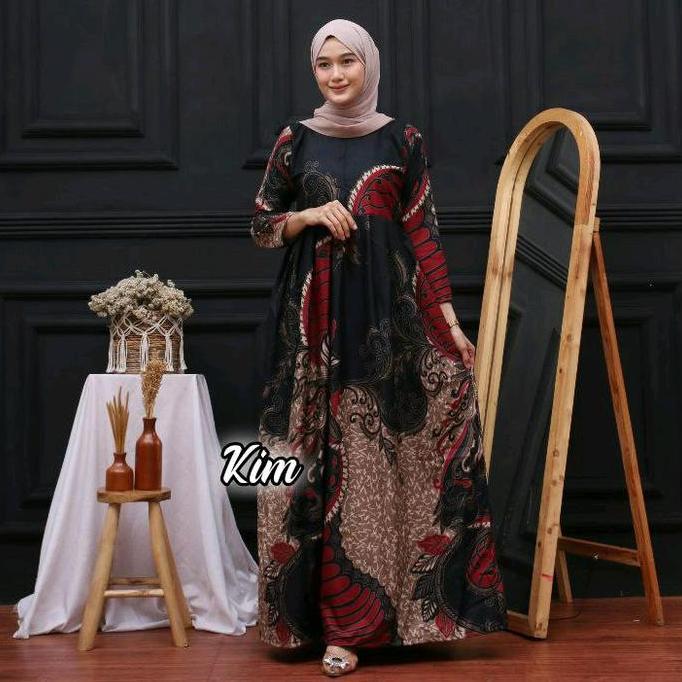 Premium Gamis Batik Pekalongan Busui Jumbo Baju Wanita Muslimah