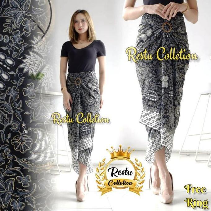 DY104 >> Rok Lilit Motif Batik Motif Terbaru Bawahan Wanita Kebaya Wisuda Kondangan Tunangan Nikahan