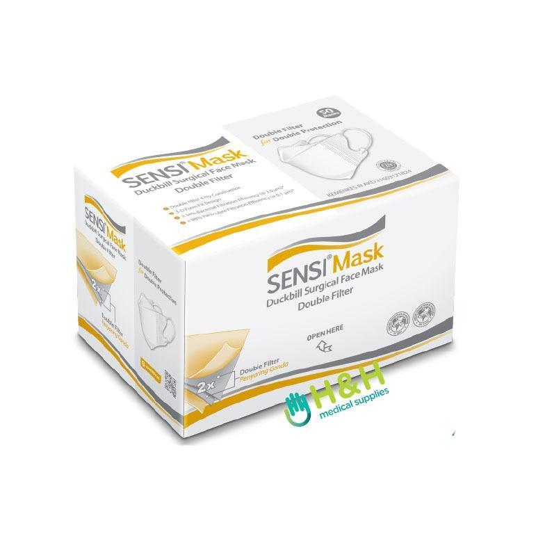Masker Sensi Duckbill isi 50 PCS / Masker Duckbill Sensi Mask / Sensi Mask / Sensi Duckbill Mask Mas