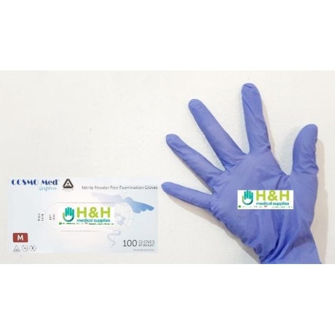 Sarung Tangan Nitrile Cosmo Med / Sarung Tangan Nitrile / Sarung Tangan Antimicrobial