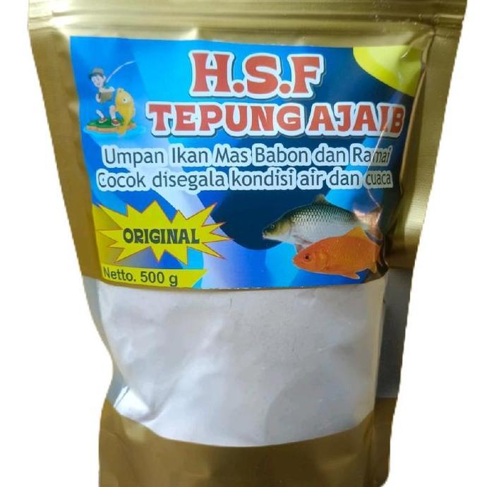 HSF. tepung ajaib umpan ikan mas babon dan rame DIN