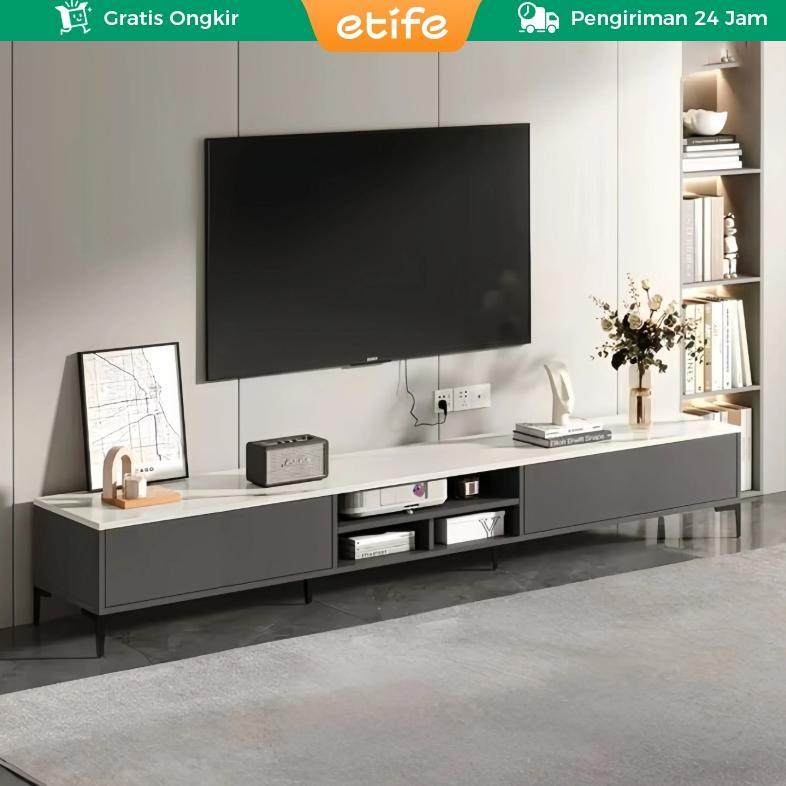 E-TIFE Rak TV / Meja TV / 160cm meja Tv / Meja TV Minimalis Modern Nordic / Rak Tv Minimalis Bufet T