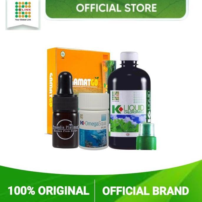 TERMURAH - Klorofil K Link Original.K Liquid Chlorophyll.Klorofil K Link 500 ml.Propolis Platinum K 