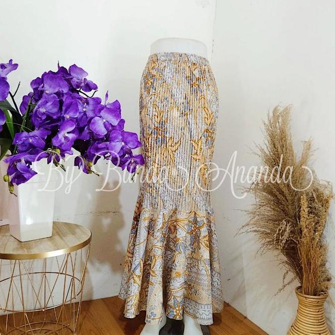 ROK DUYUNG / ROK PLISKET DUYUNG/ ROK BATIK DUYUNG Kebaya  Bawahan  Panjang Semi Pesta Silk Wanita Ko