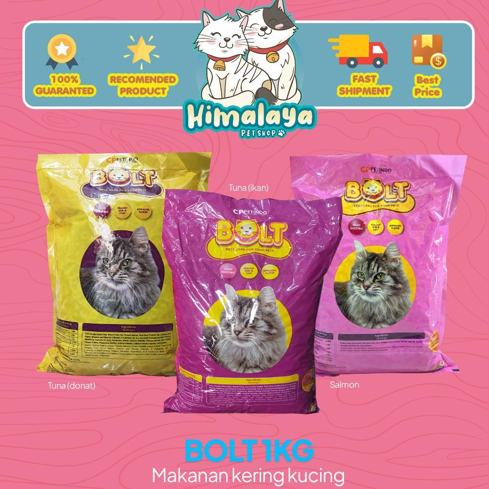 Makanan Kucing Kering Murah BOLT 800 gr- Makanan Kucing Termurah