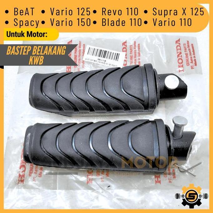 defatah.id - bastep belakang kwb footstep belakang pijakan kaki original honda beat fi vario 110 kar